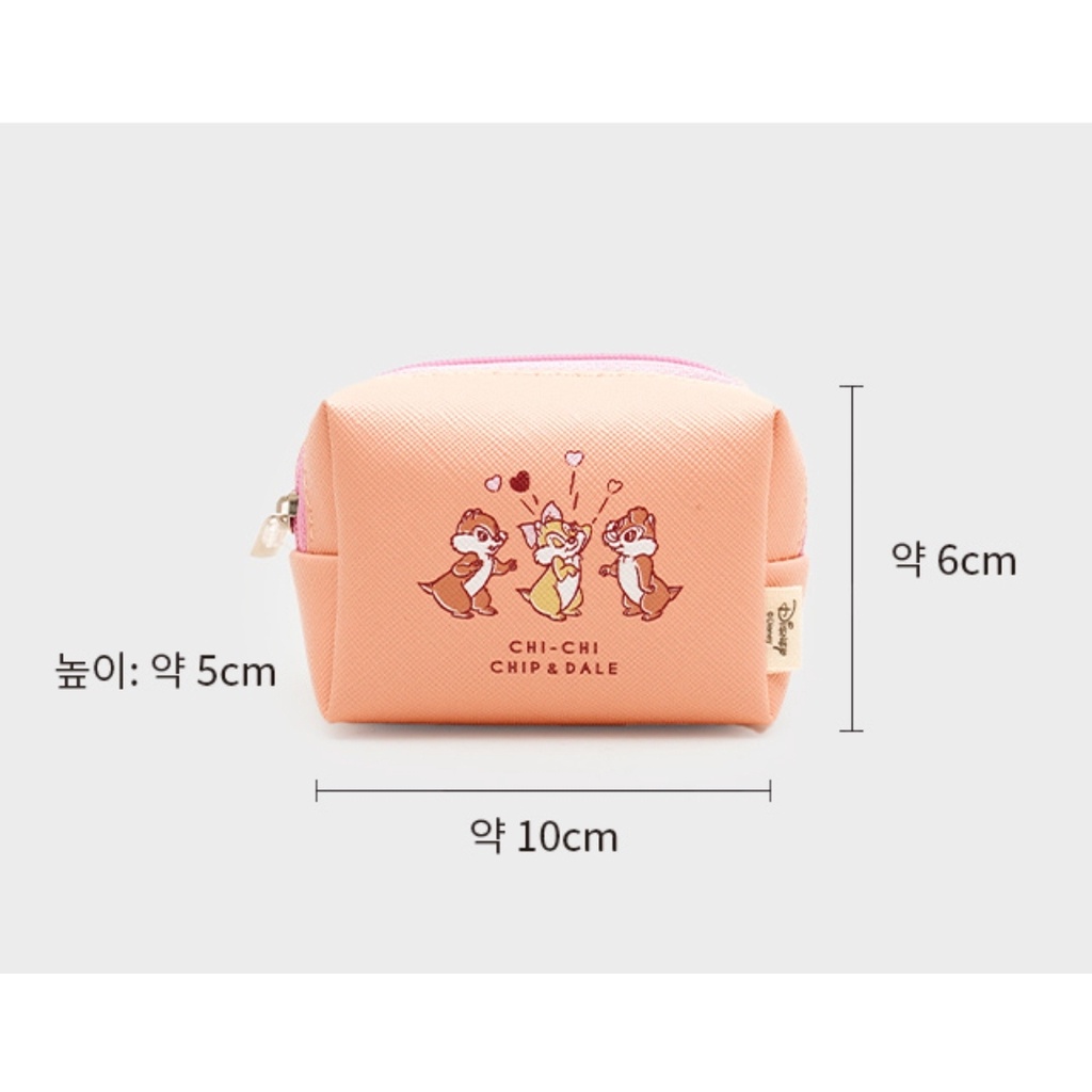 [DAISO Korea] Ví Đựng Tiền Xu Chip &amp; Dale 3 Kiểu