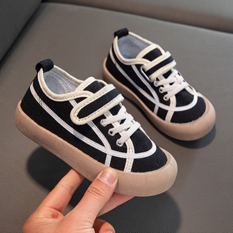 Giày Thể Thao Vải Canvas Đế Mềm Thời Trang 2022 Cho Bé