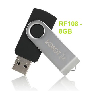 USB 8GB ROBOT RF108 8GB – CHUẨN 2.0 - XOAY 360 ĐỘ - SIÊU NHẸ, CHỐNG SỐC, CHỐNG BỤI KẾT NỐI NHANH - Chính Hãng