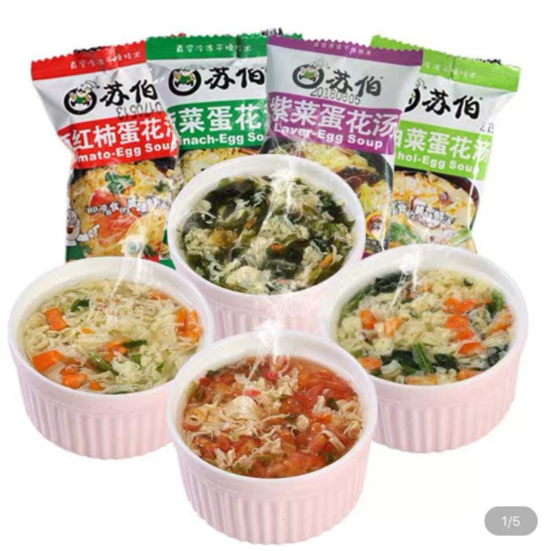 SET 2 BỊCH SOUP ĂN LIỀN