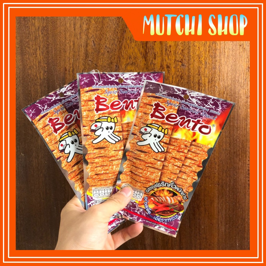 Mực Bento Tím Siêu Cay Thái Lan 3 Gói Cay Cấp Độ Hơn 3 Màu Đỏ, Vàng, Cam Sỉ Đồ Ăn Vặt Trẻ Em Hà Nội, Mút Chỉ Shop