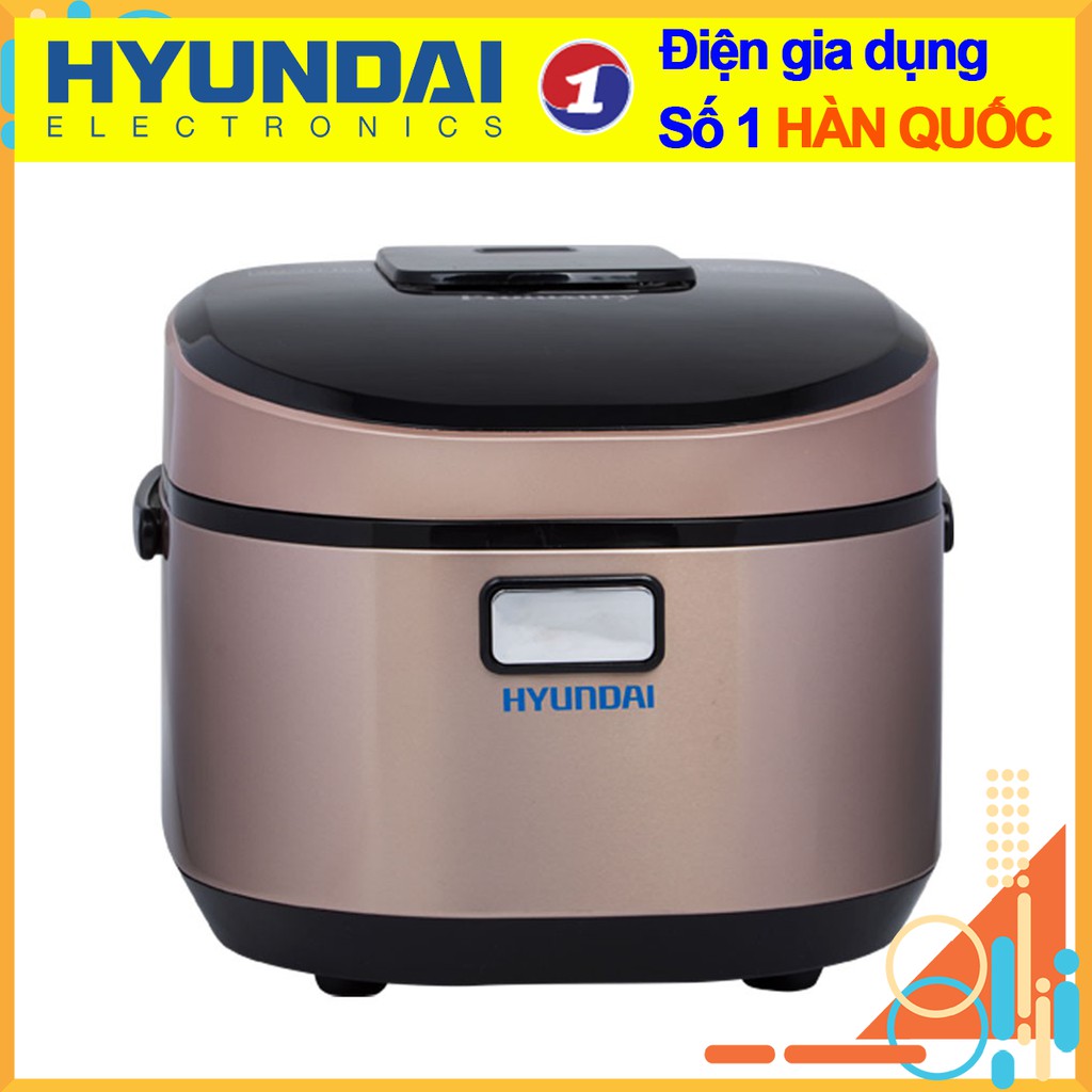 Nồi Cơm Điện Cao Tần  Hyundai Hàn Quốc 1300W HDE2200 1.5L - HDE2201 1.8L Công Nghệ Nấu 4D Whitford