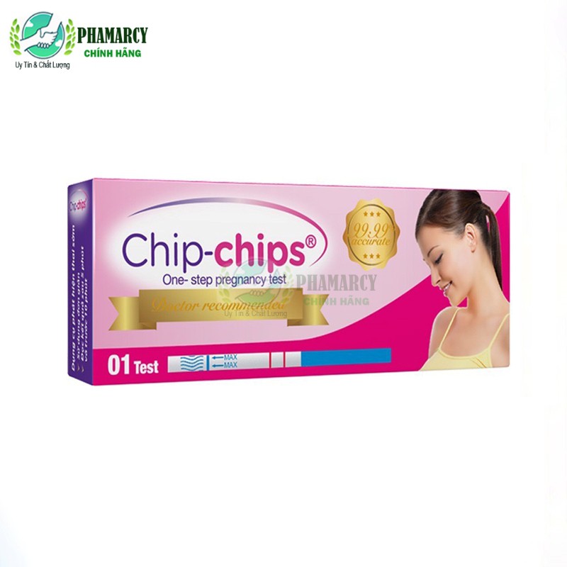 Que test thử thai kết quả siêu nhanh chính xác cao Chip Chips [GIẤU TÊN KHI GIAO HÀNG]