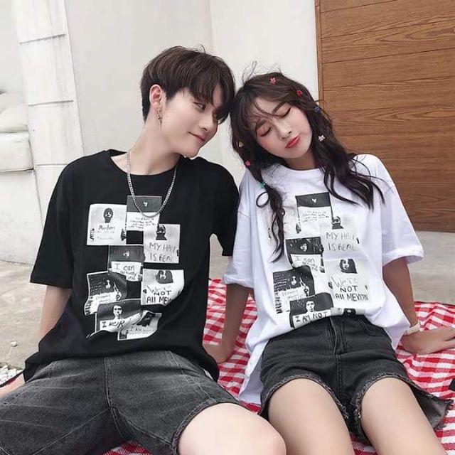 Áo phông pull đôi nhiều ảnh