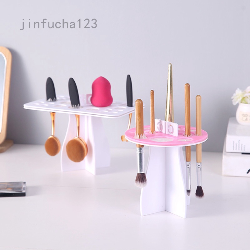 Set giá phơi khô cọ trang điểm gấp gọn tiện dụng