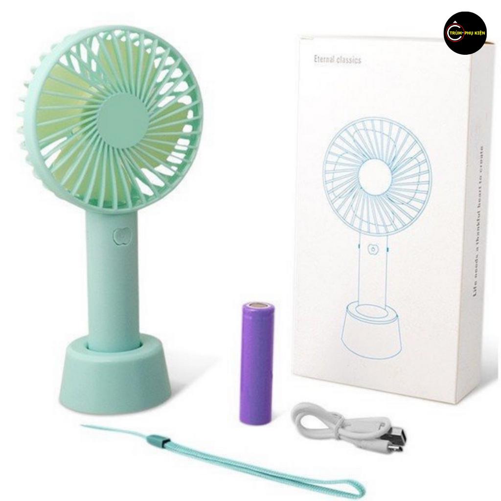 Quạt Cầm Tay Mini N9 Cực Mát Có Đế Sạc Tiện Lợi  - 3 Mức Độ Gió