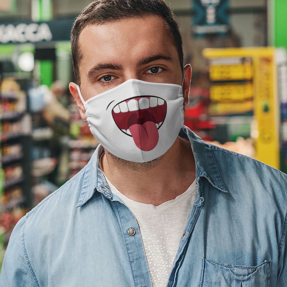 Khẩu trang hoạt hình trẻ em đáng yêu thú cưng cho bé dễ thương Hình Vẽ DRAWN CARTWELL phòng ô nhiễm dày 2 lớp chống giọt