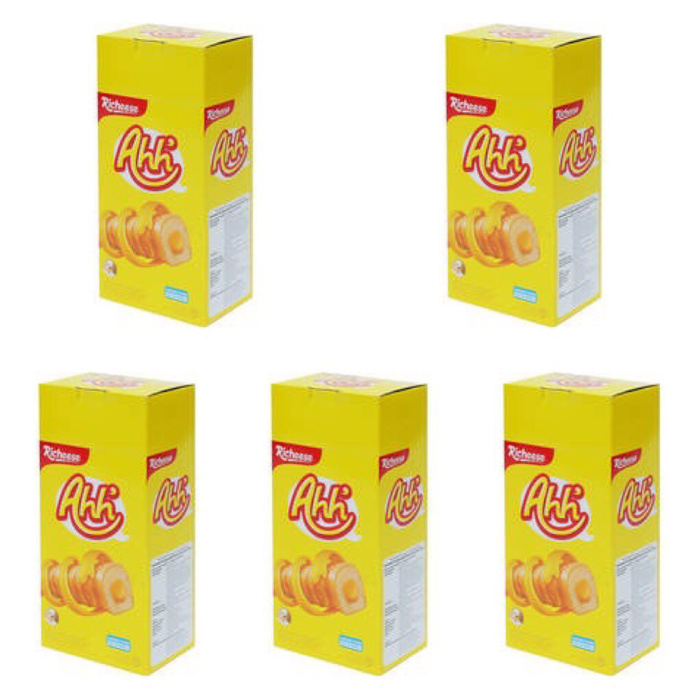 Combo 5 Hộp Bánh xốp Ahh RICHEESE 160g x 5