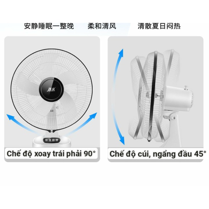 Quạt bàn tích điện năng lượng mặt trời 20W [ Bảo hành 12 tháng ] dung lượng pin 8000mah