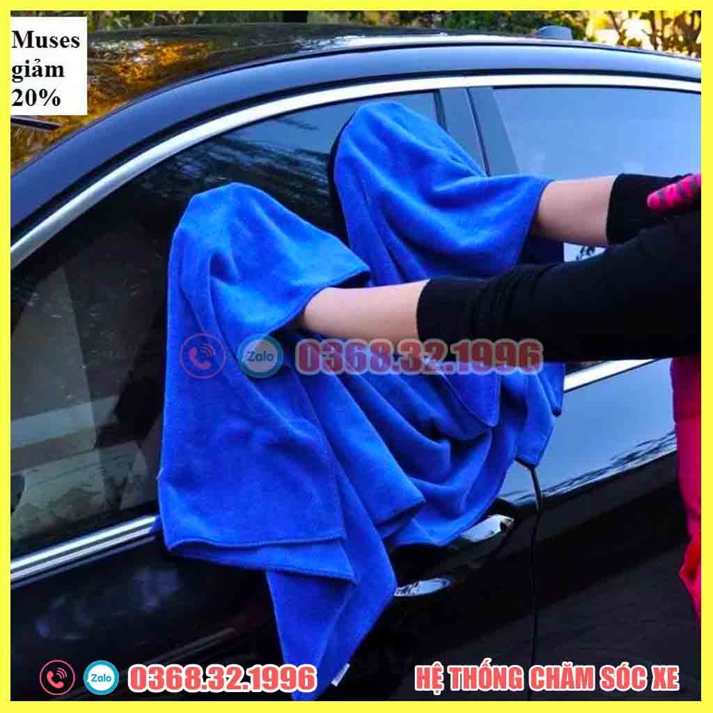 Khăn Lau Xe Microfiber Mềm Mịn Siêu Thấm Hút Chuyên Dùng Lau Rửa Xe Hơi Ôtô Xe Máy Dùng Trong Spa Nail Làm Tóc 70×140cm