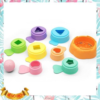 Đồ chơi tháp cốc bảy màu DK580014