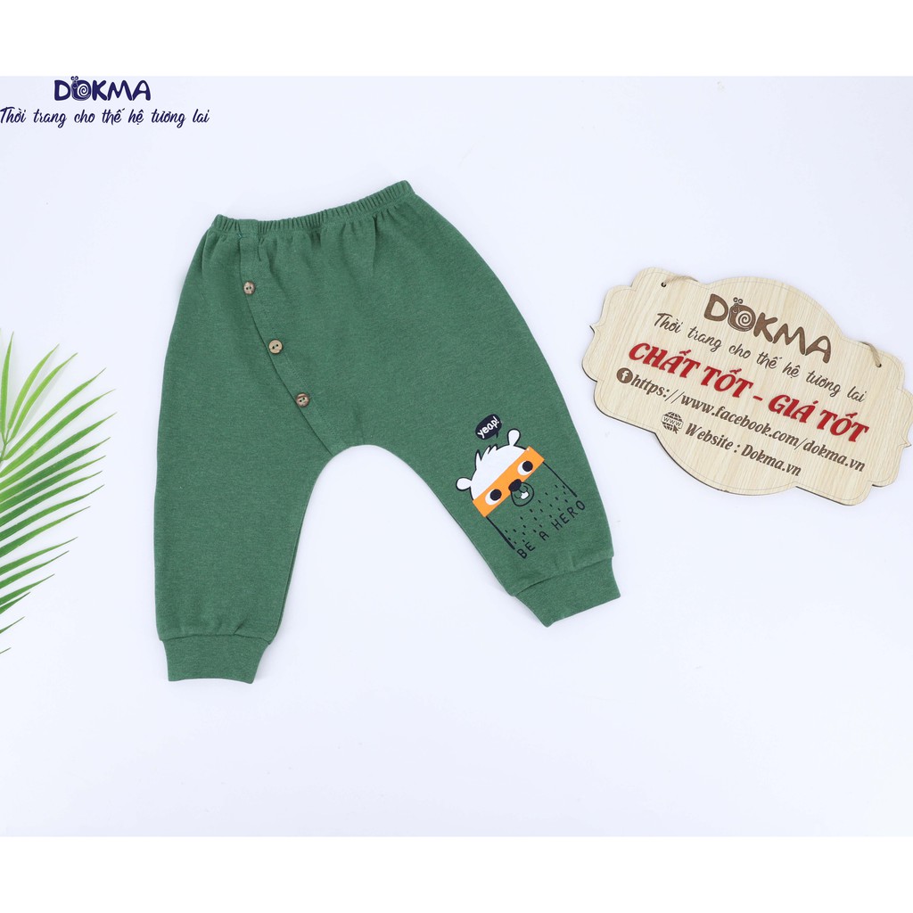 DQ620 Quần dài bo gấu Dokma (9-24m)