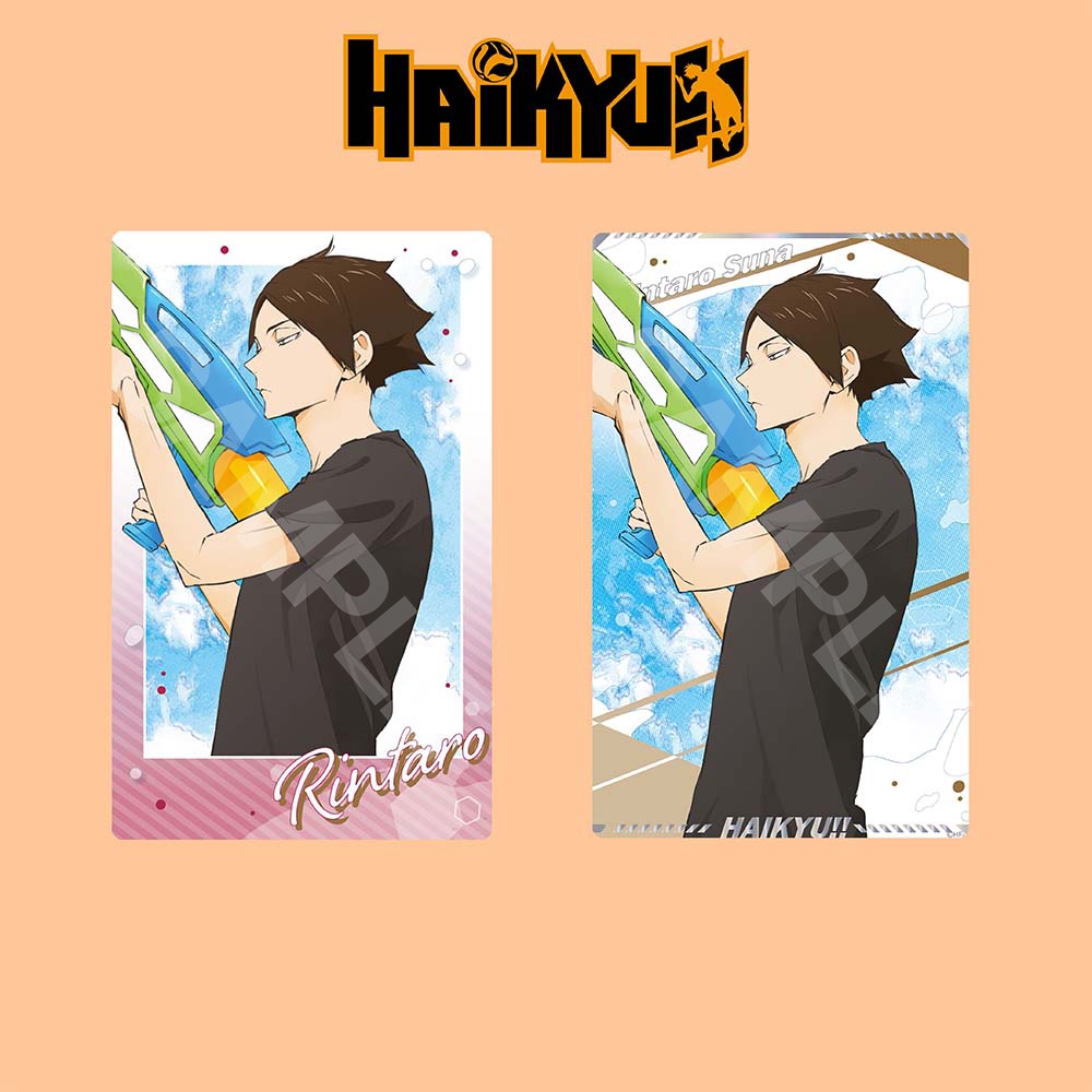 (lẻ 1 tấm) Ảnh card bo góc in hình HAIKYUU!! VUA BÓNG CHUYỀN ver BÓNG NƯỚC thẻ bo viền 5*8cm anime chibi sưu tập độc đáo