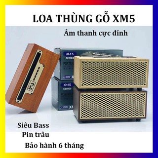 Loa bluetooth , loa XM5 thùng gỗ , thiết kế cổ điển sang trọng ,có giá để điện thoại ,âm thanh cực hay