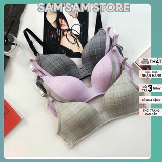 ÁO NGỰC CARO KHÔNG GỌNG MÚT MỎNG Ôm Và Gom Ngực Rất Êm. Có đủ màu và size 32-34-36-38 Sam Clothing