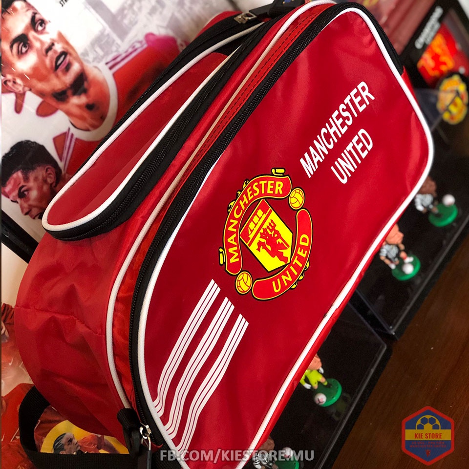 Túi đựng giày đá bóng 2 ngăn Manchester United, đựng cả ví tiền, quần áo_Kie Store
