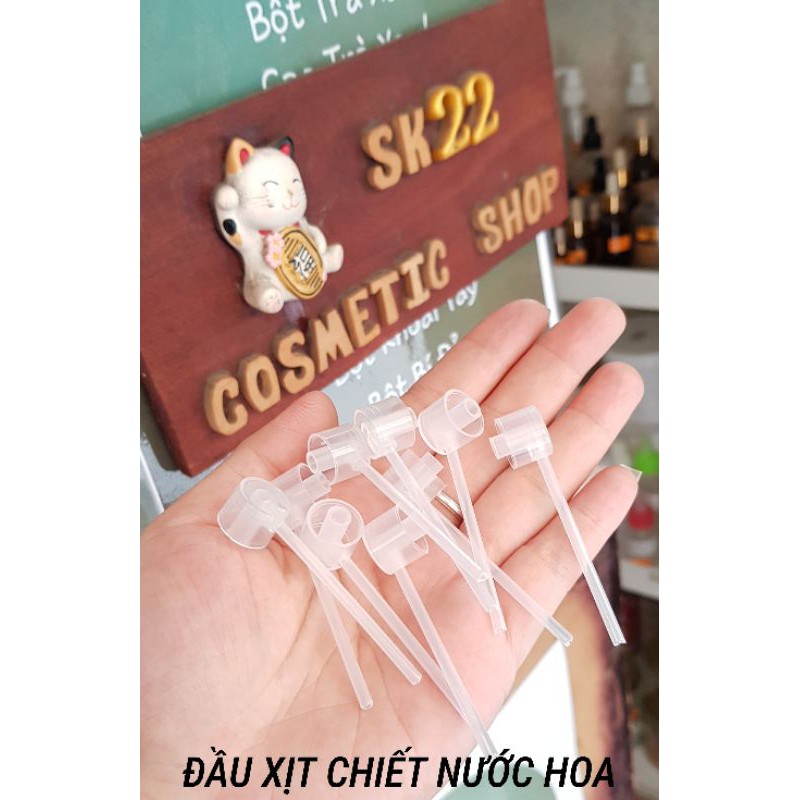 Set 10 ĐẦU XỊT CHIẾT NƯỚC HOA - DỤNG CỤ CHIẾT NƯỚC HOA