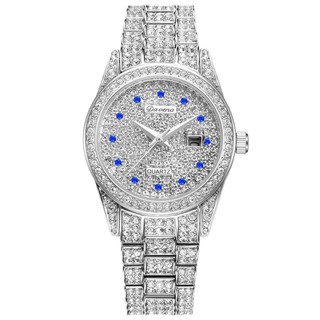 Đồng hồ nữ davena full đá silver d61669 31mm authentic
