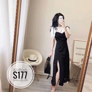 Bigsize Set yếm váy S177
