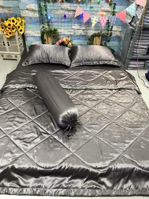 Trọn Bộ Drap Phi Lụa Cao Cấp Full 5 món | BigBuy360 - bigbuy360.vn