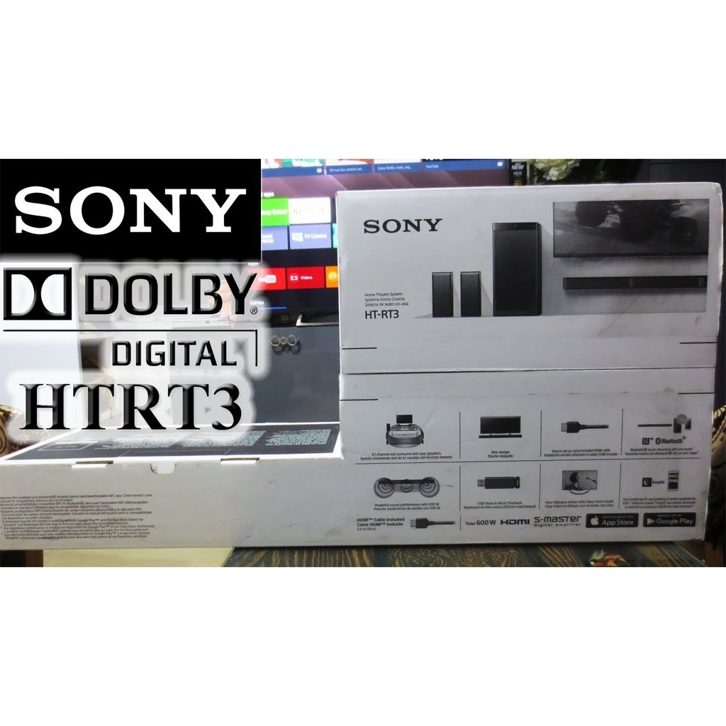 Dàn âm thanh Sony 5.1 HT-RT3 600W - Hàng chính hãng