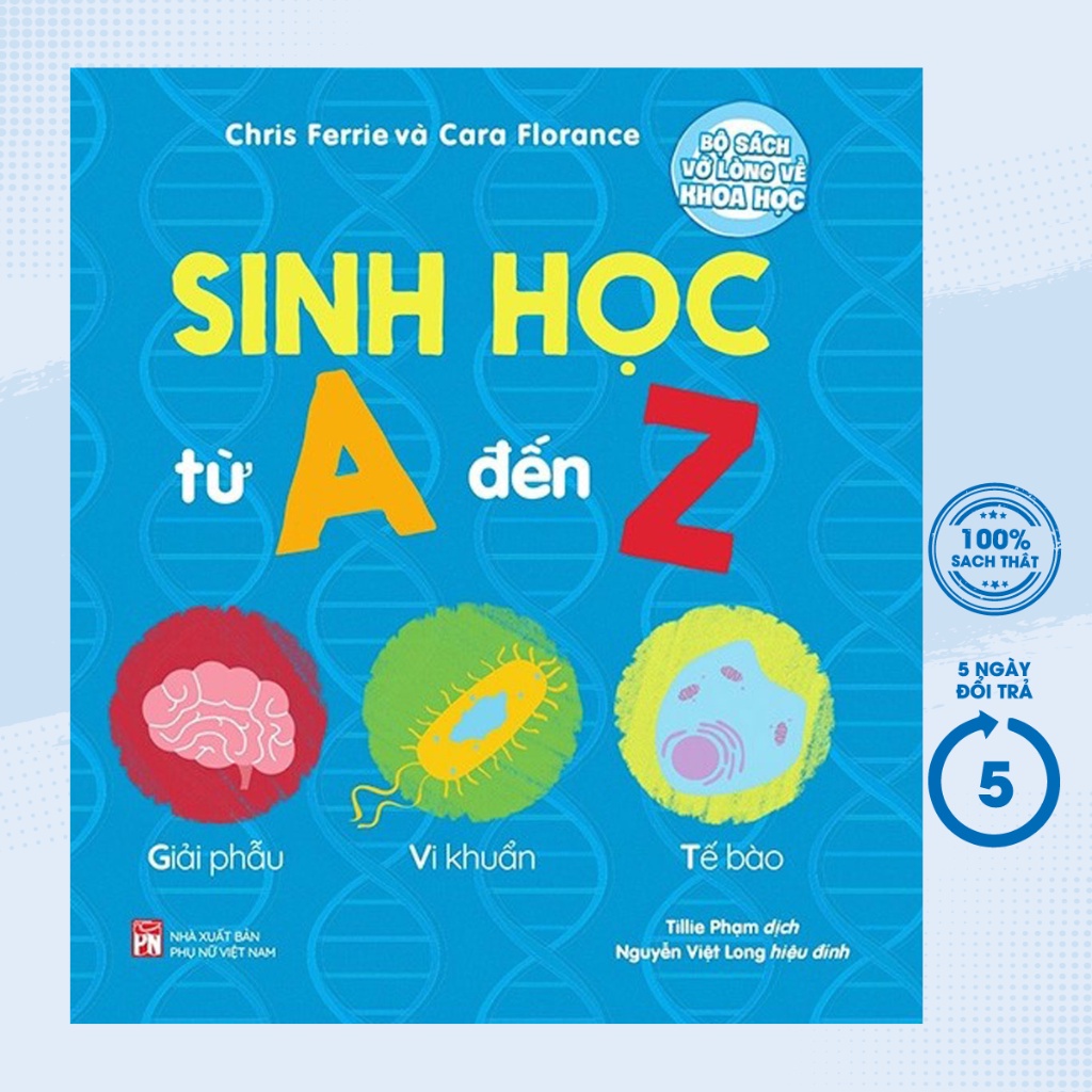 Sách Thiếu Nhi - Bộ Vỡ Lòng Về Khoa Học - Sinh Học Từ A Đến Z (Cho Trẻ Từ 4 Tuổi) - PNU
