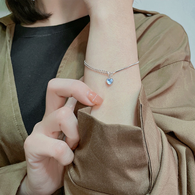 Double Bracelet Moonstone Women's Bracelet