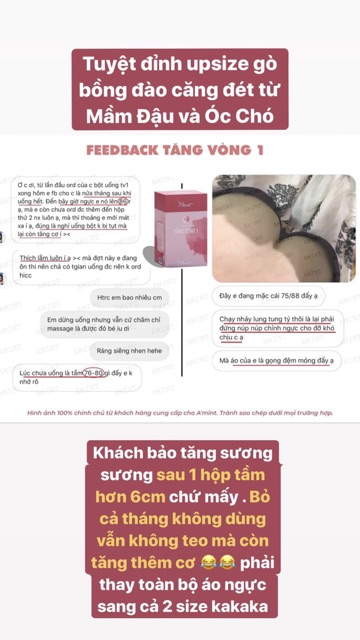 Ngũ cốc Tăng vòng 1 và tinh dầu massage A’mint