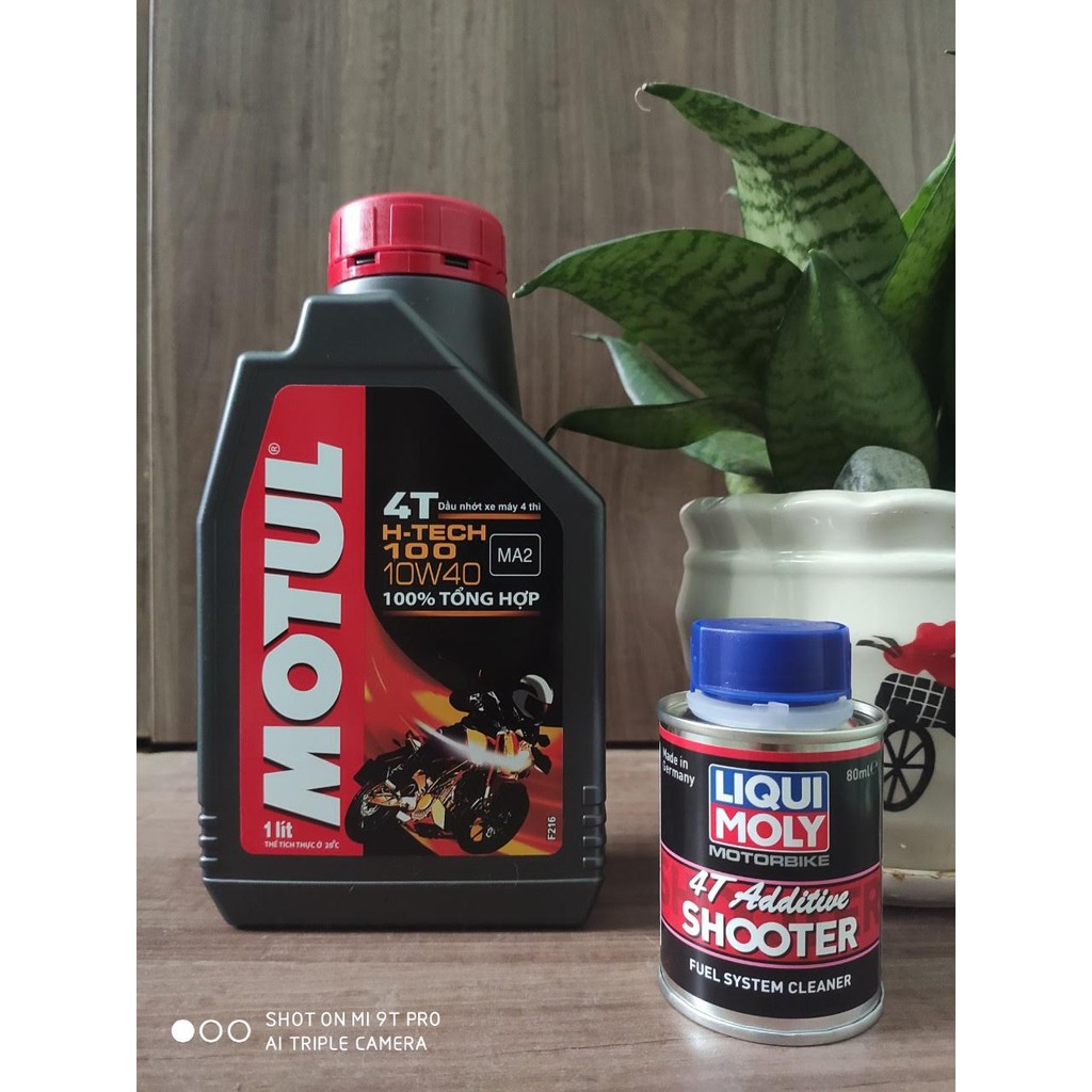 Nhớt Motul H Tech 100 4T 10W40 N_1L