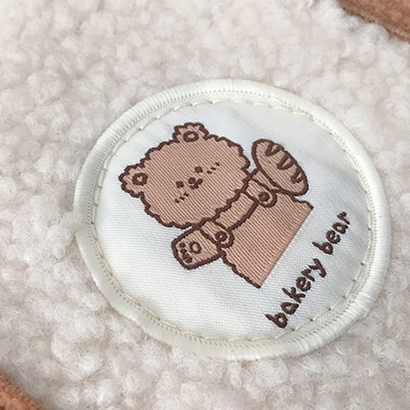 Túi Đeo Chéo Vai Hình Gấu Bông Dễ Thương Có Khóa Kéo Dành Cho Nữ