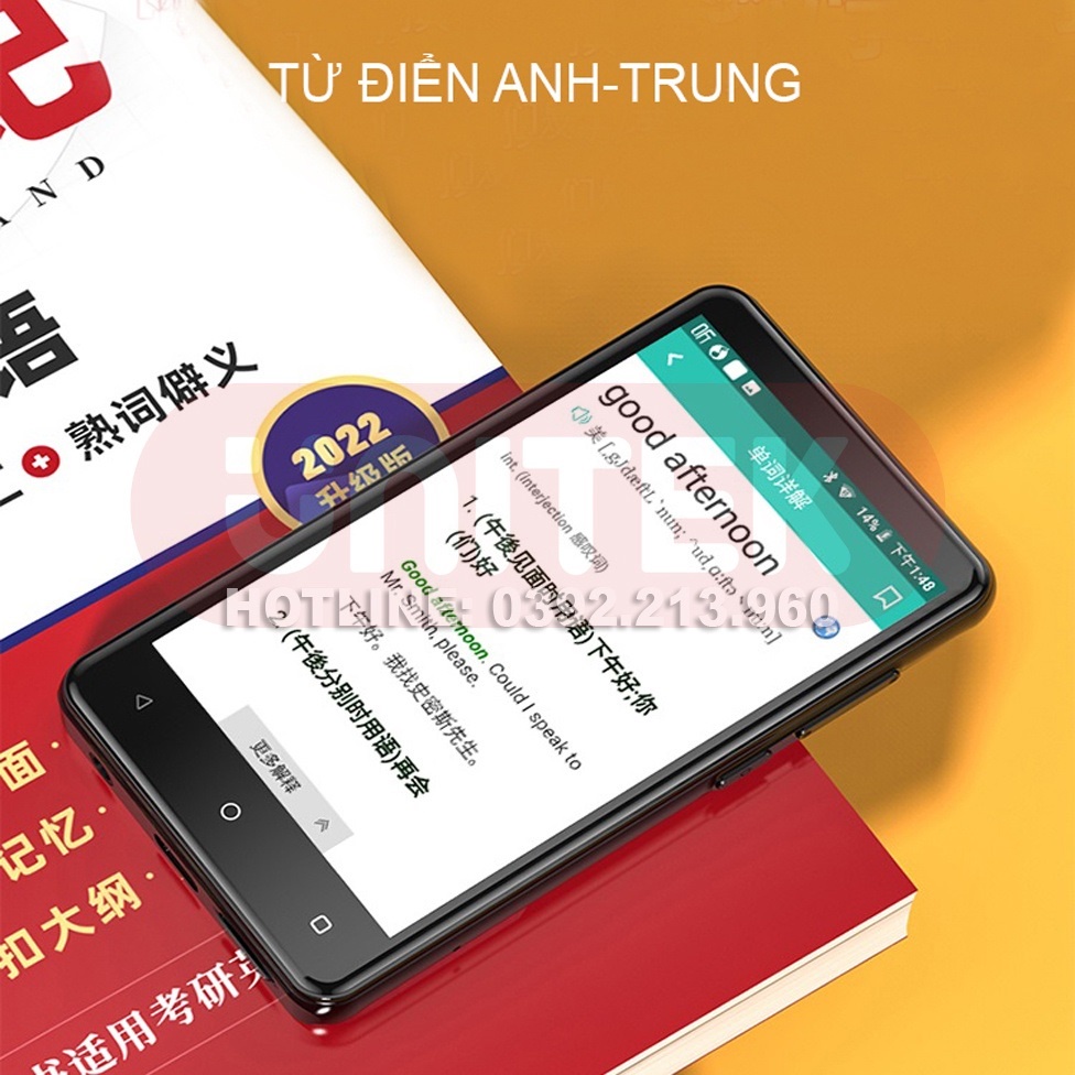 (Hỗ Trợ Tiếng Việt) Máy Nghe Nhạc Ruizu H11: Android MP4 Màn Hình Cảm Ứng 4.0 Inch Kết Nối Bluetooth WiFi  Bộ Nhớ 16GB