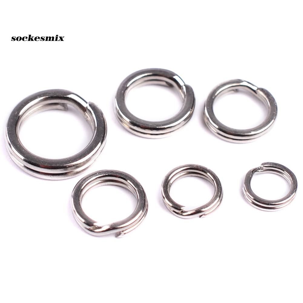 Set 100 Khuyên Thép Không Gỉ Dùng Trong Câu Cá Chuyên Dụng