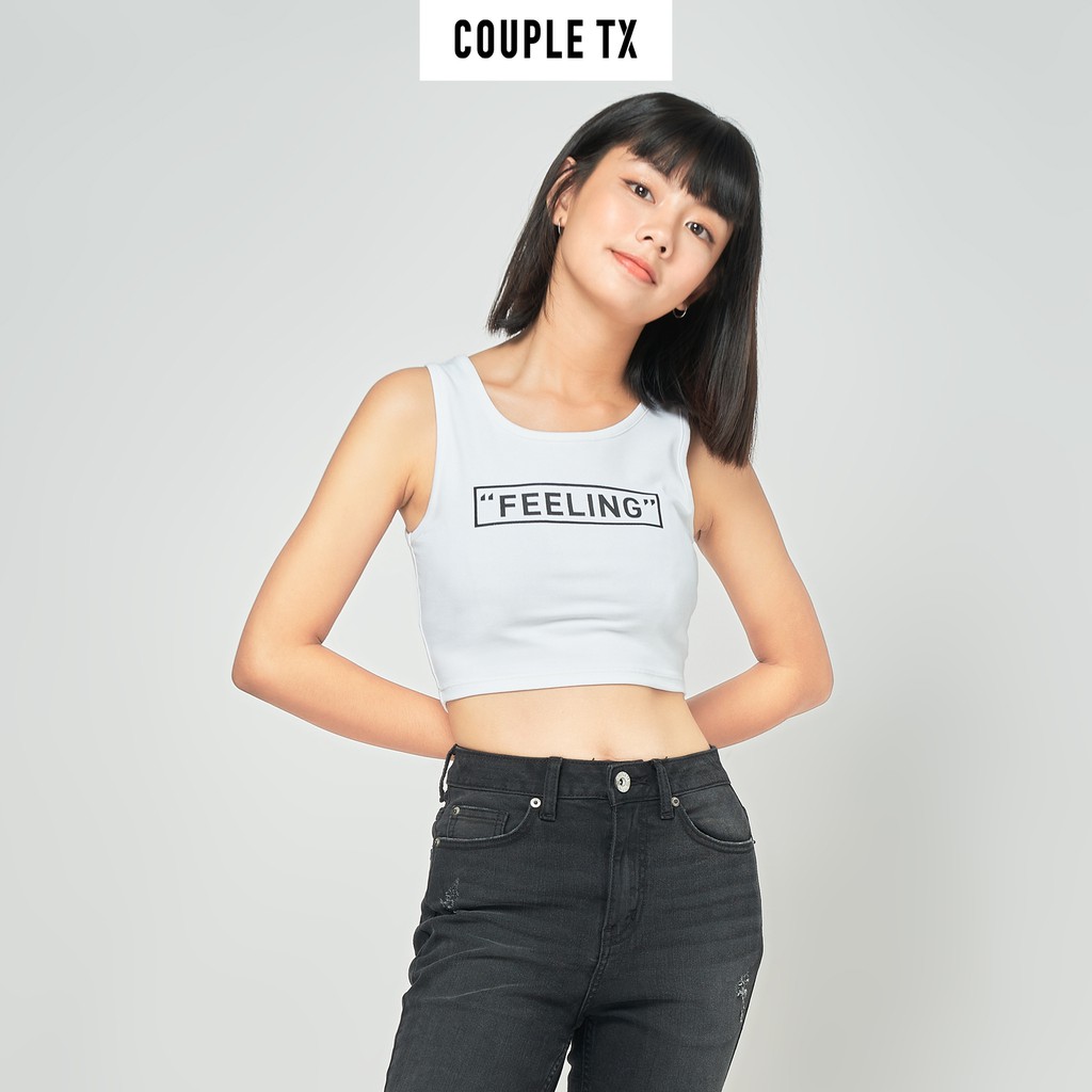 Áo Croptop Nữ Kiểu Dáng Ba Lỗ Couple TX WTS 2076