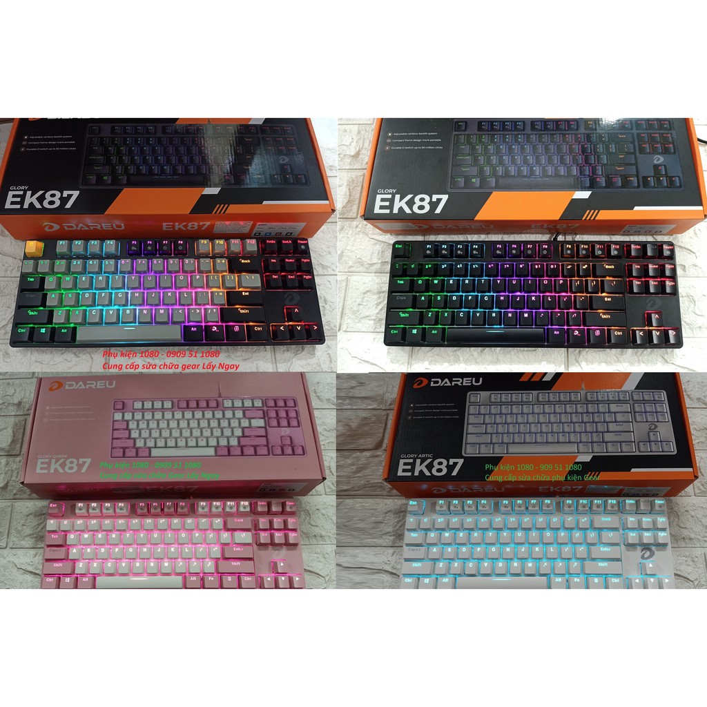 Bàn phím cơ dareu EK87 BH 24 tháng