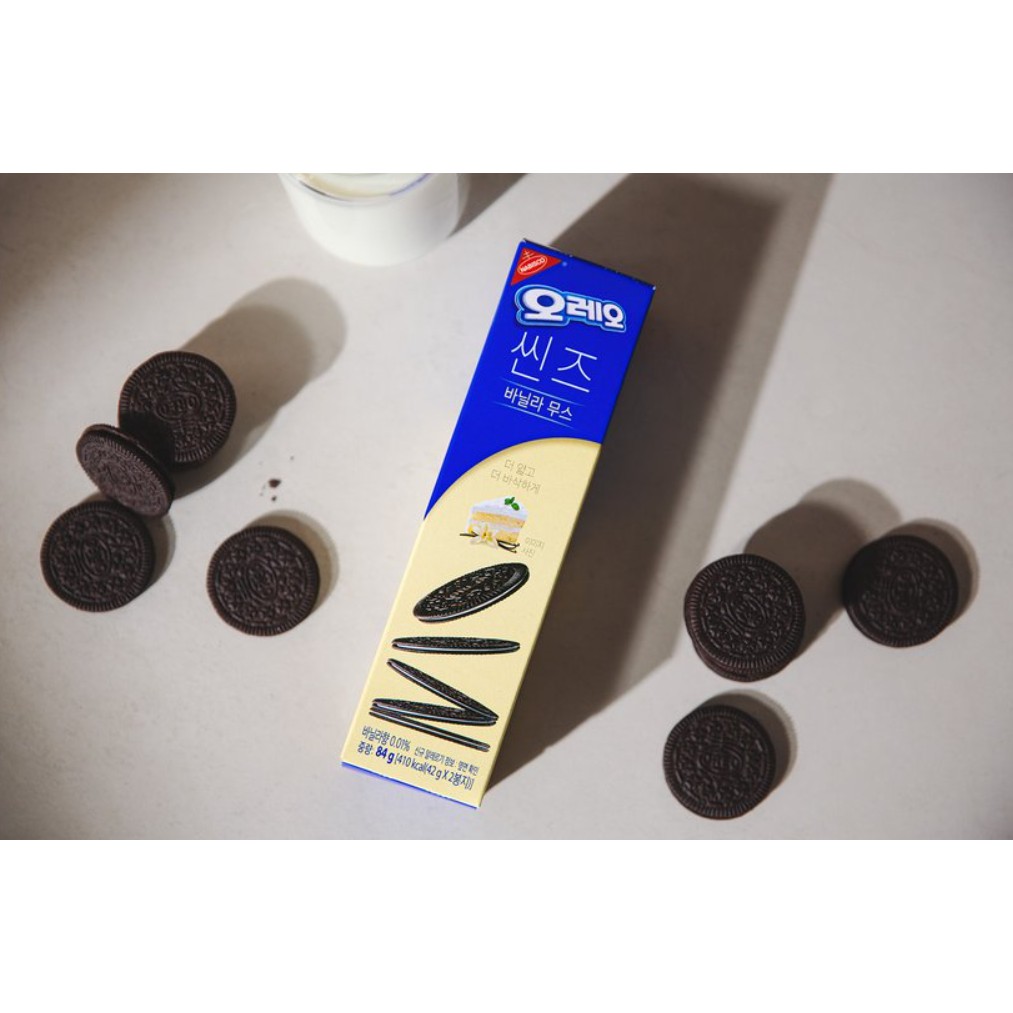 BÁNH OREO SCENCES VANILLA MOUSSE 84G -  씬즈 바닐라무스 84G