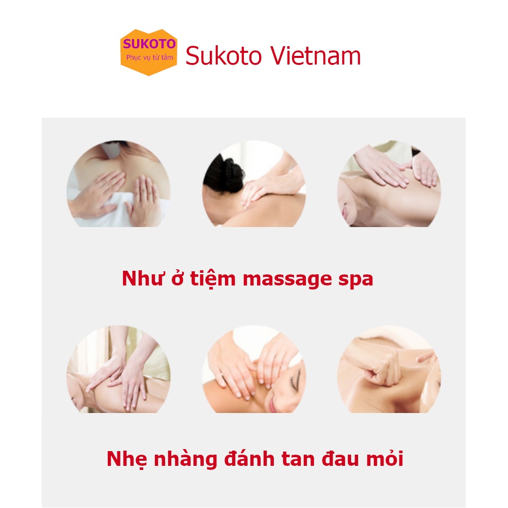 Máy Massage Cổ Vai Gáy Cao Cấp 16 Bi Đảo Chiều  - Đai mát xa đa năng, quà tặng cho ông bà cha mẹ, dân văn phòng