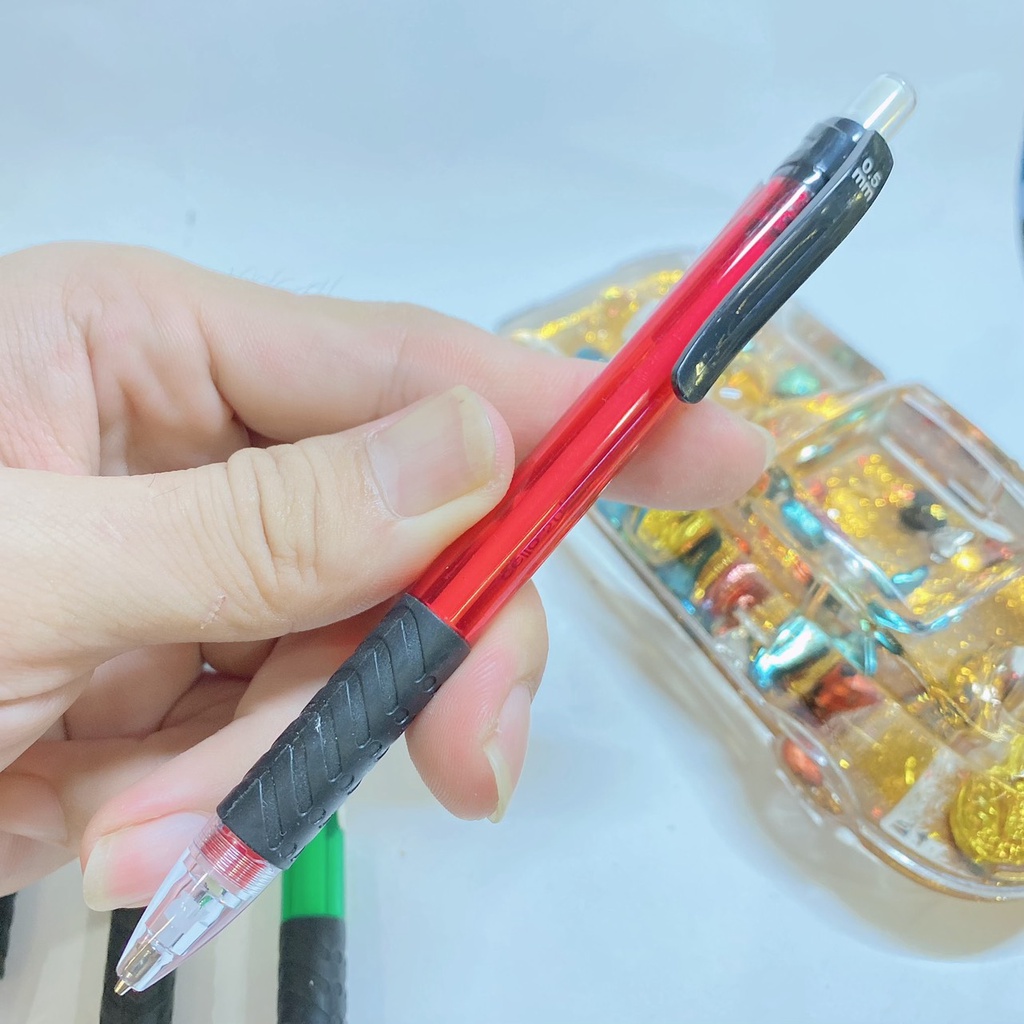 Bút chì bấm Cello cao cấp, Bút chì kim dễ dàng thay ngòi và kèm cục tẩy tiện lợi