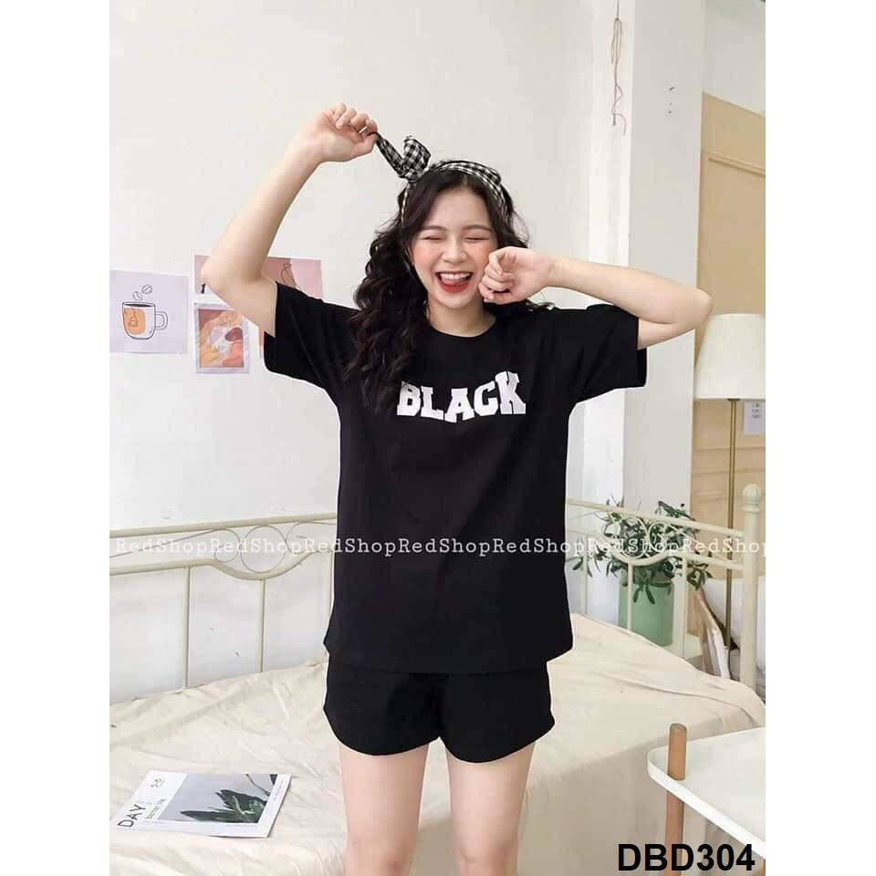đồ bộ thun cotton mặc nhà kute dễ thương vải cực mát