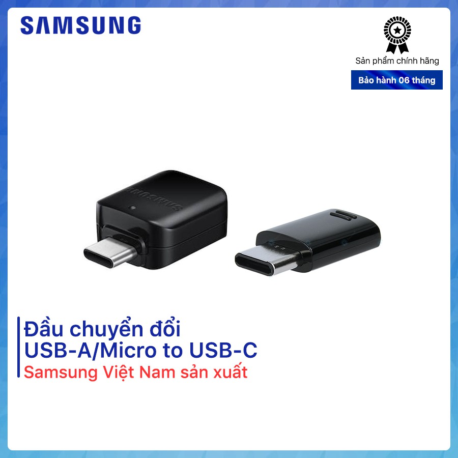 Đầu Chuyển Đổi Micro/USB sang Type-C Samsung - Hàng Chính Hãng