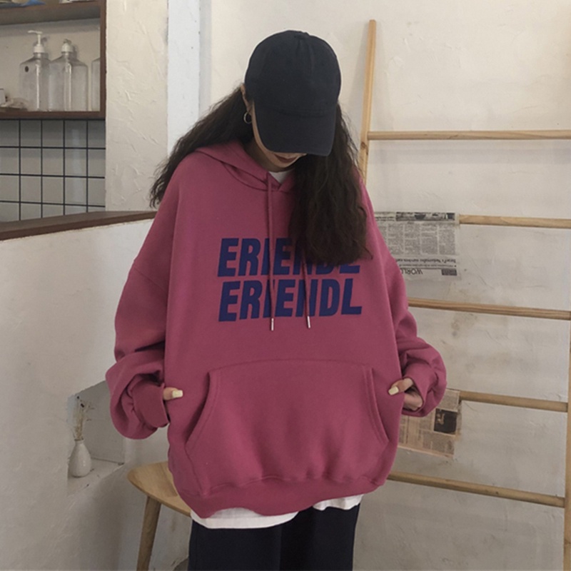 NRVP Áo Hoodie Dáng Rộng Thời Trang Hàn Quốc 2022 Dành Cho Nữ