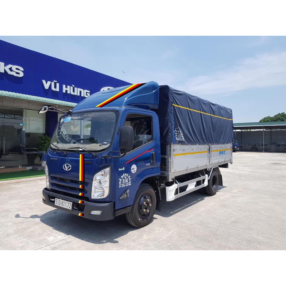 TEM DECAL DÁN XE TẢI XE Ô TÔ, XE HƠI 3 màu  ĐỨC - PHÁP - Ý - Khổ 15cm VÀ 7.5cm