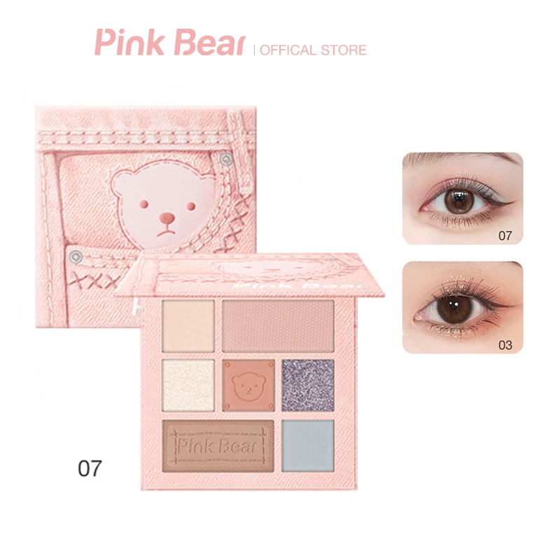 Bảng Phấn Mắt Pink Bear Little World（Phiên bản Pink Me）7 Màu 10g | BigBuy360 - bigbuy360.vn