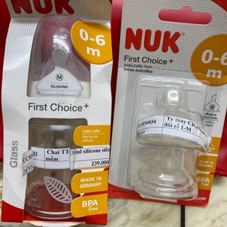 bình sữa sơ sinh Nuk