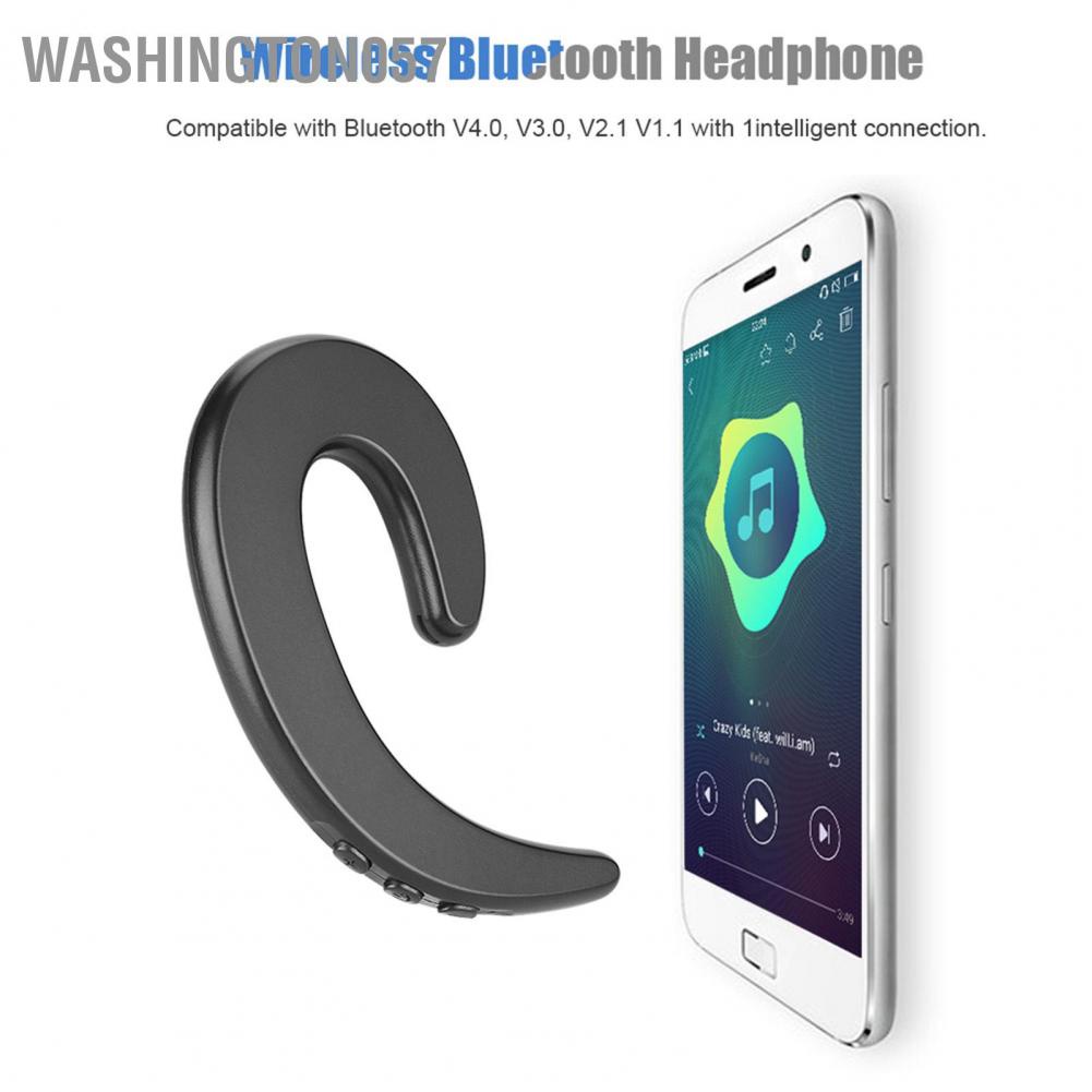 Hàng Hot Tai nghe rảnh tay Tai nghe Bluetooth Tai nghe không dây dẫn xương không đau Tai nghe tai nghe Hàng giao ngayWashington057