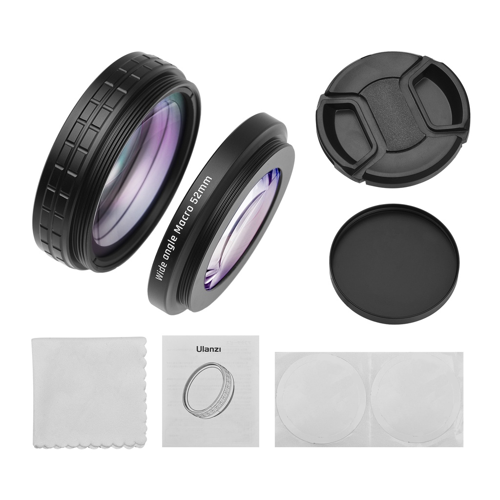 Ống kính Ulanzi Wl-1 18mm macro 10X 2 trong 1 kèm khăn lau cho máy ảnh Zv1 Rx100M7 chất lượng cao