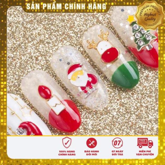Hũ mix các hình Noel đính móng tay chân làm nail