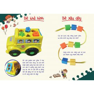 Xe thả hình mầm non