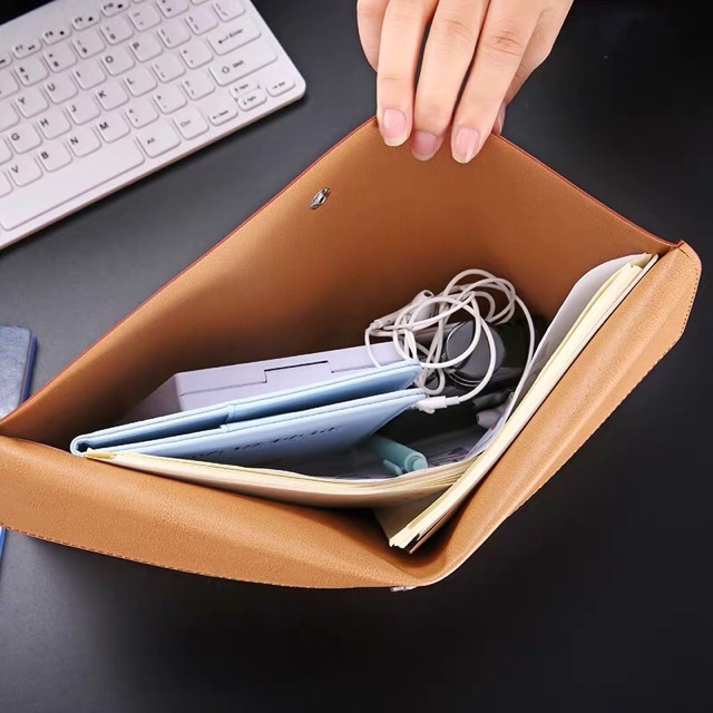 Túi da Khổ A4 đựng Tài liệu - Macbook mini - Ipad Pro