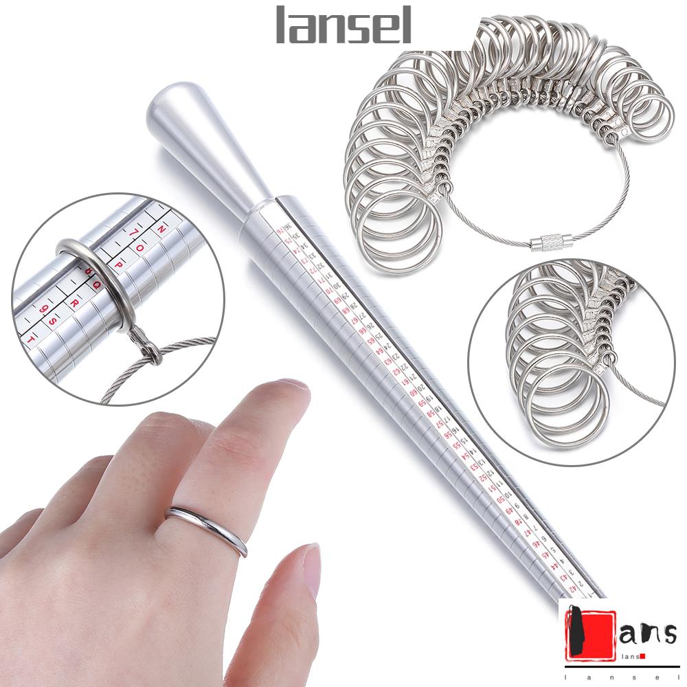 Thước Đo Kích Cỡ Nhẫn Chuyên Dụng Bằng Kim Loại