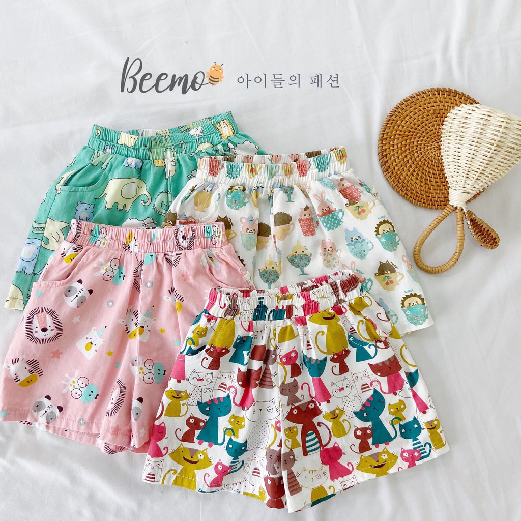 BỘ NGẮN TAY BEEMO NHIỀU HỌA TIẾT DỄ THƯƠNG CHO BÉ TỪ 11-25KG